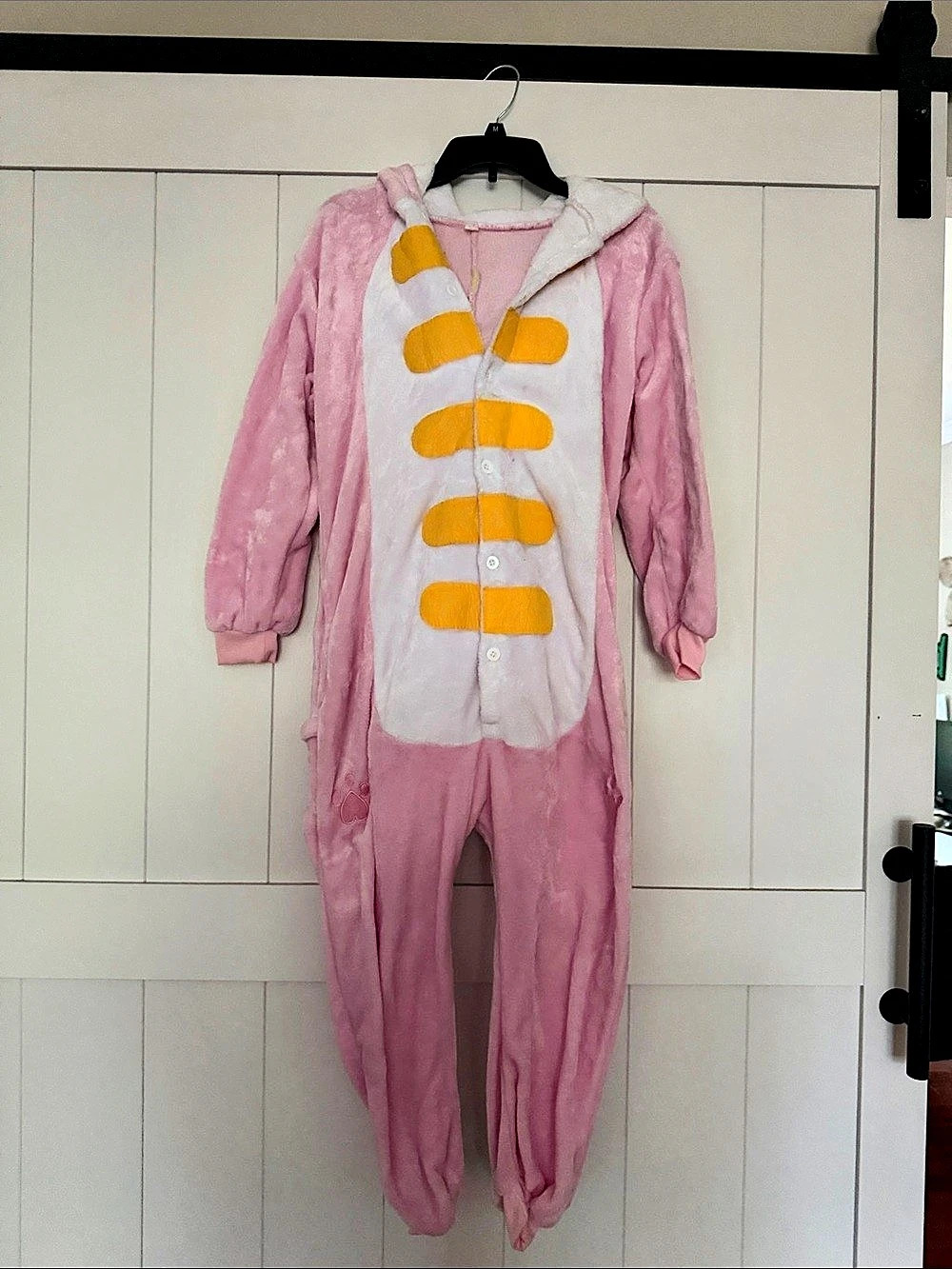 Pink Dinosaur Hooded Costume - Women's